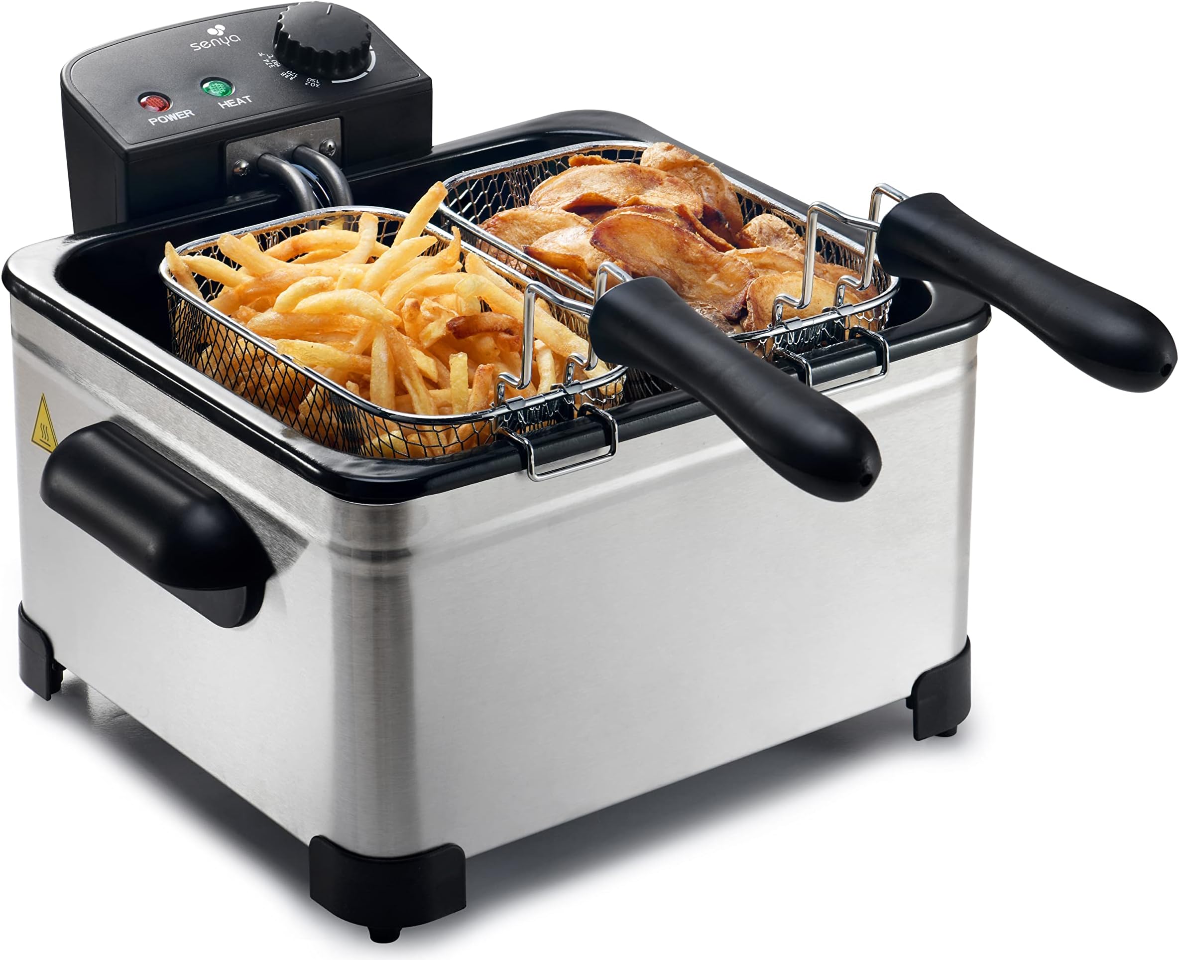 H.Koenig DFX600 friteuse 2x3L 3600W RVS met filters H.Koenig DFX600 friteuse 2x3L 3600W RVS met filters
