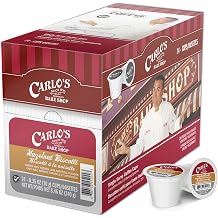 Cake Boss Coffee, Hazelnut Biscotti Flavored Single Serve Coffee, K Cups for Keurig Brewers, Medium Roast, Arabica Coffee Beans, 120 Count