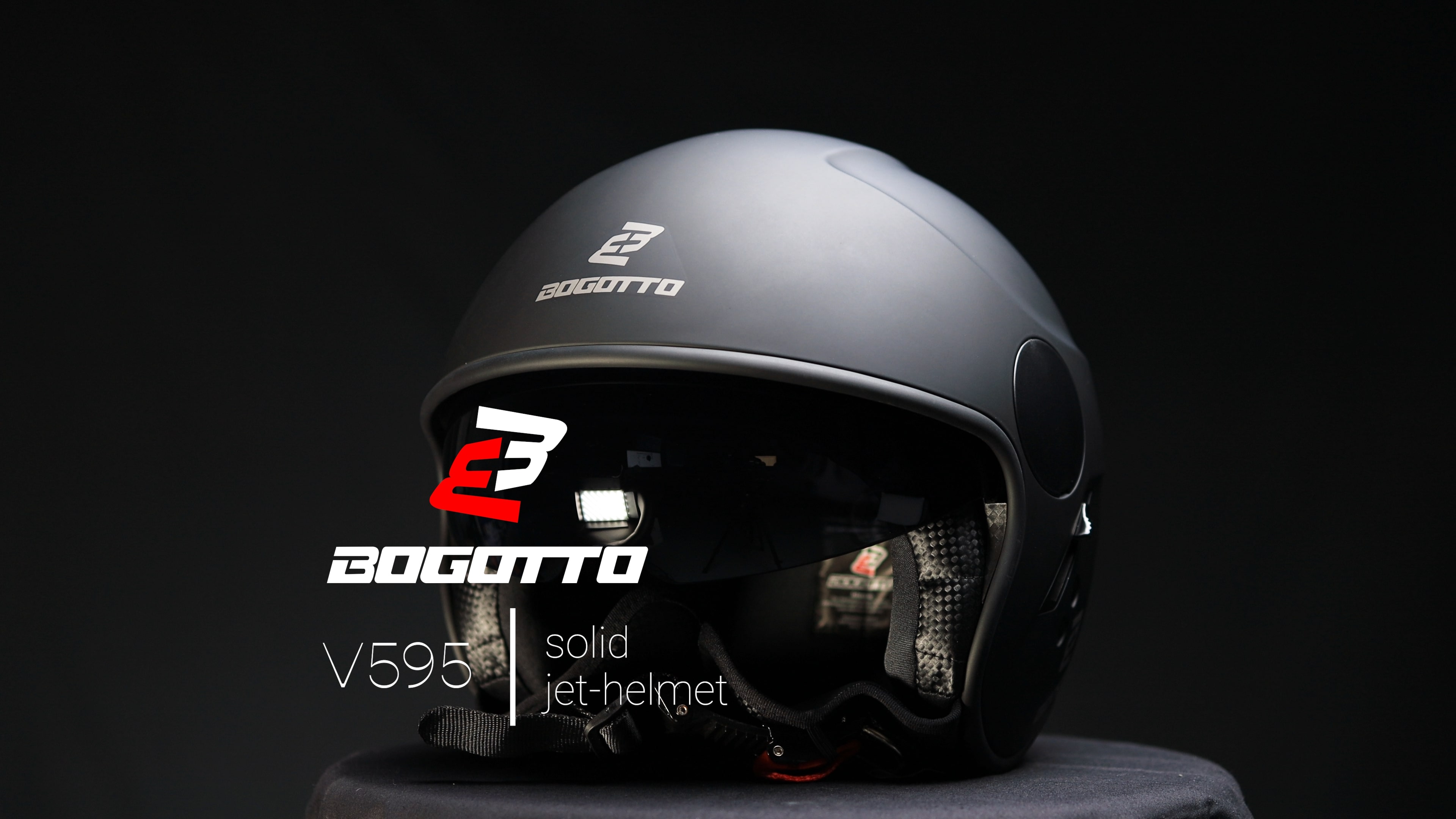 Bogotto H595 SPN Casque Jet Brun Taille : M - Comparez Sur