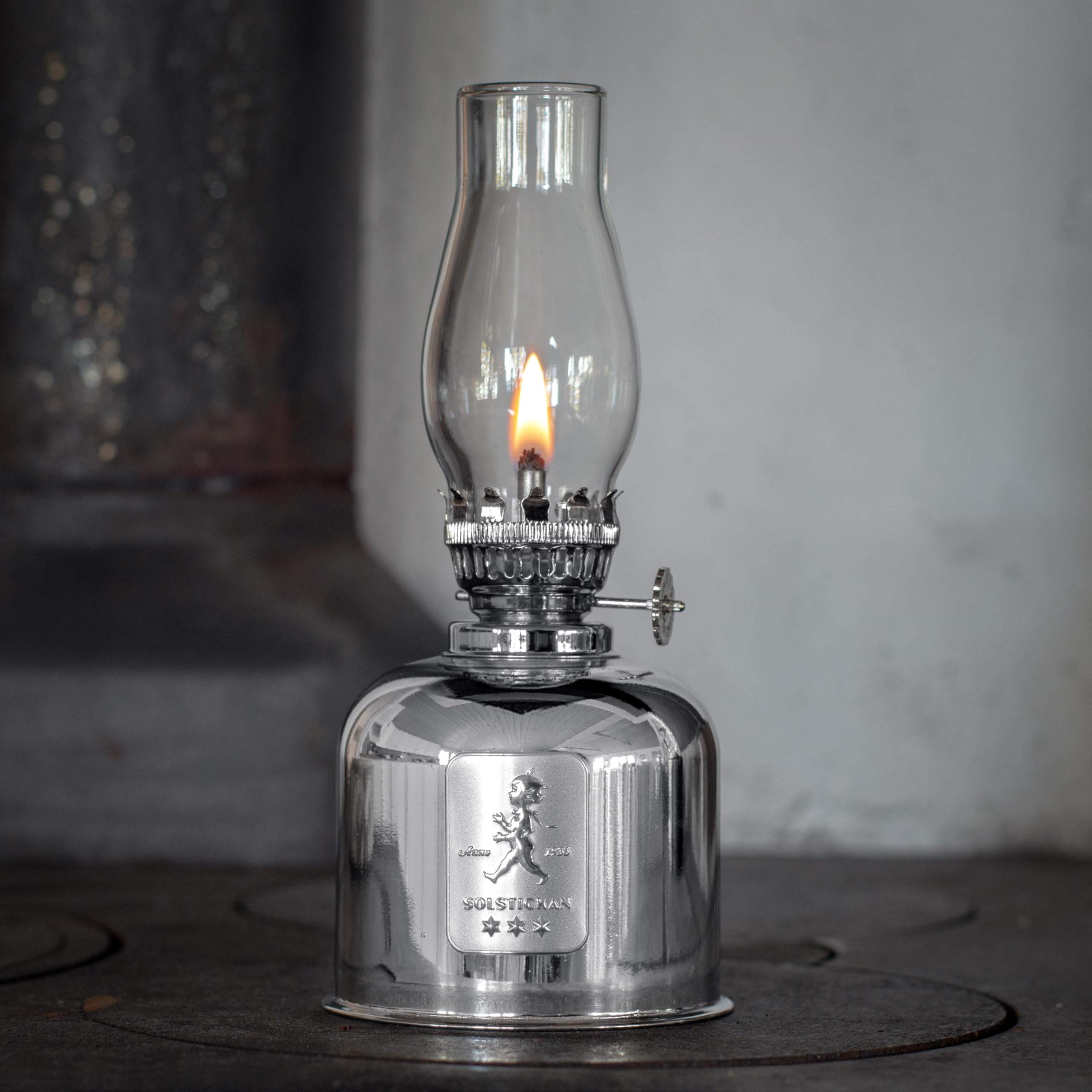 Amazon.co.jp: SOLSTICKAN 灯油ランプ (シルバー) : スポーツ