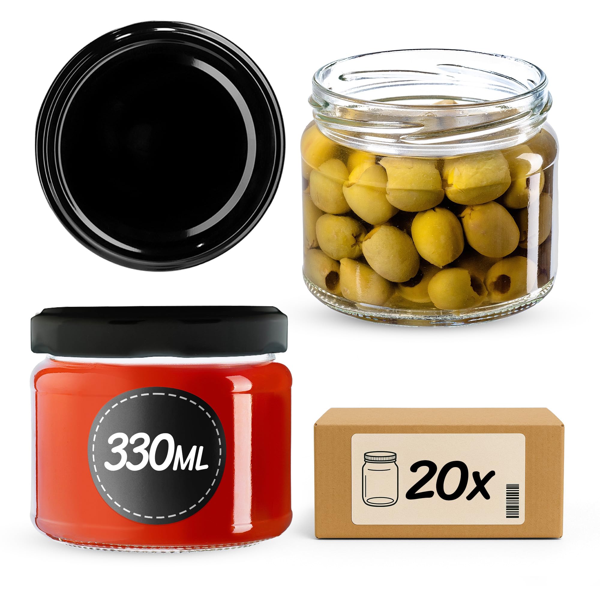 Frascos De Vidrio Con Tapa KADAX Tarros De Conservación Con Tapa