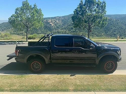 Miniatura 5 de Red de carga para Ford Serie F Cama corta de tamaño matrimonial de 66 x 74 pulgadas - Organizador de maletero de coche de malla premium - Red de