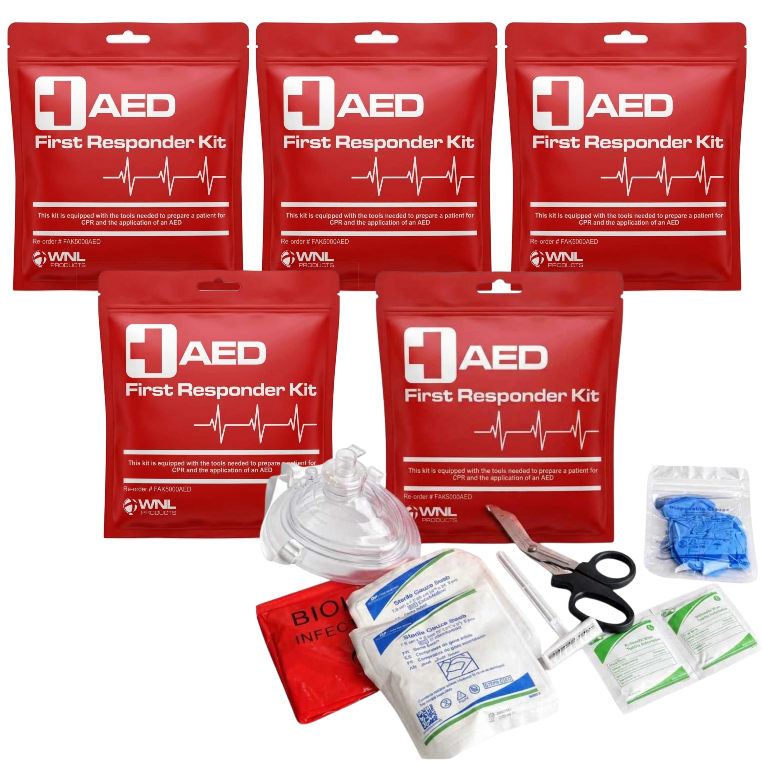 AED First Responder Kit - FAK5000AED -6