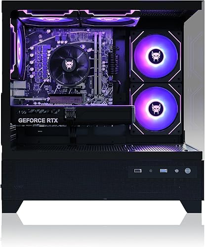 Miniatura 16 de BEASTCOM Q5 Pro Gaming PC AMD Ryzen 5 4500 6X 3,60GHz 12 hilos RTX 5060 8 GB 32 GB de RAM SSD NVMe de 1 TB WiFi 5 Windows 11 Pro