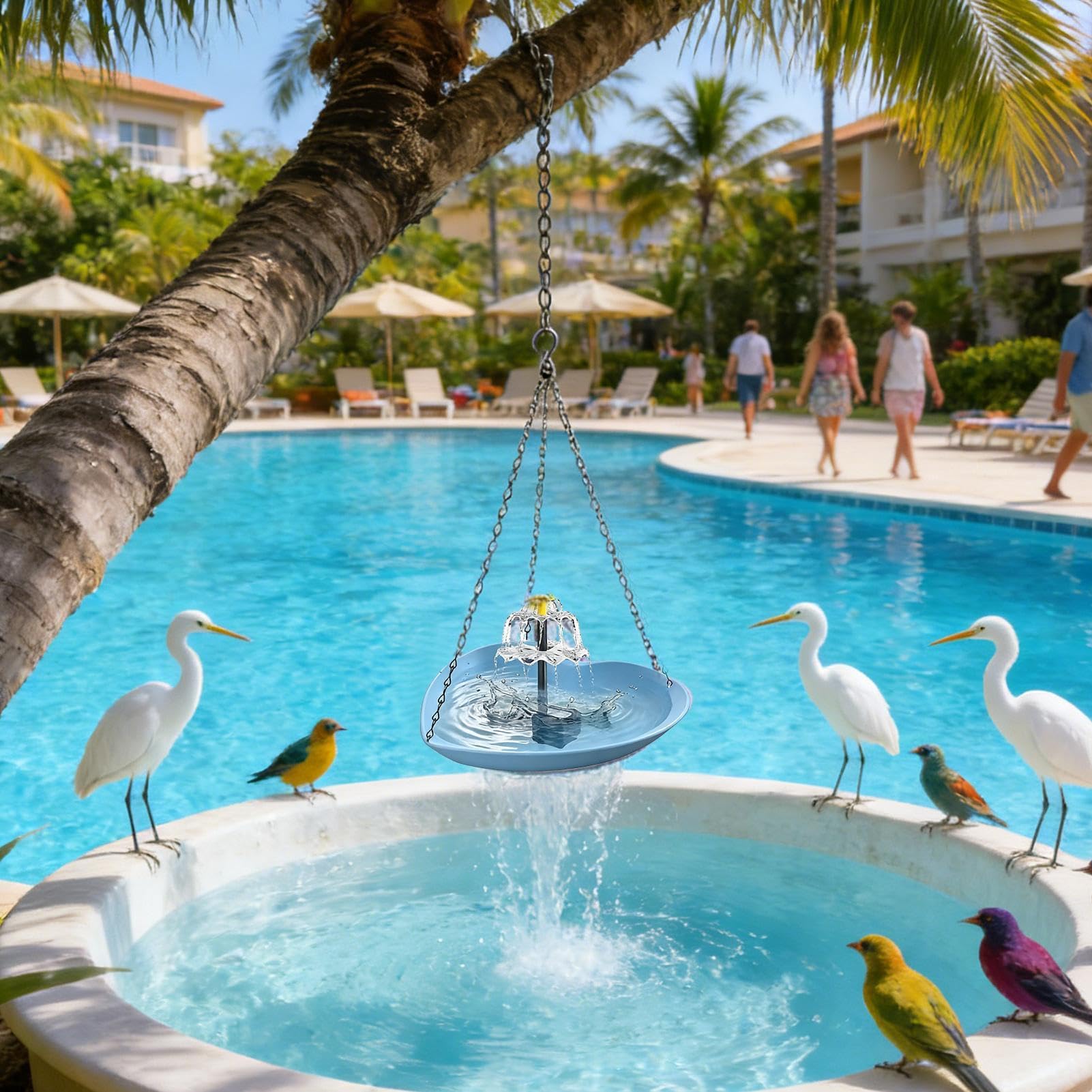 Generisch Vogelbad für Draußen Wetterbeständige Tierbadewanne