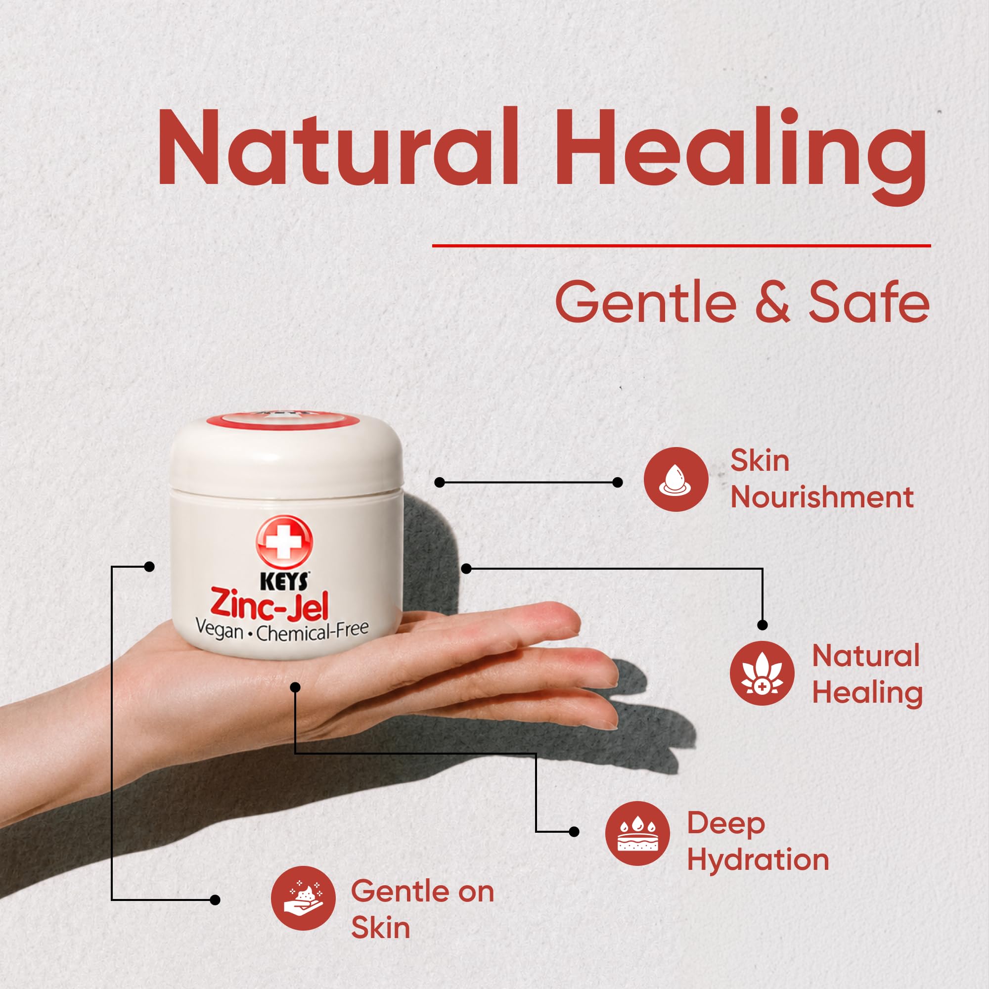 Amazon.com : Keys Zinc Jel Vegan Ointment for Rashes and Skin