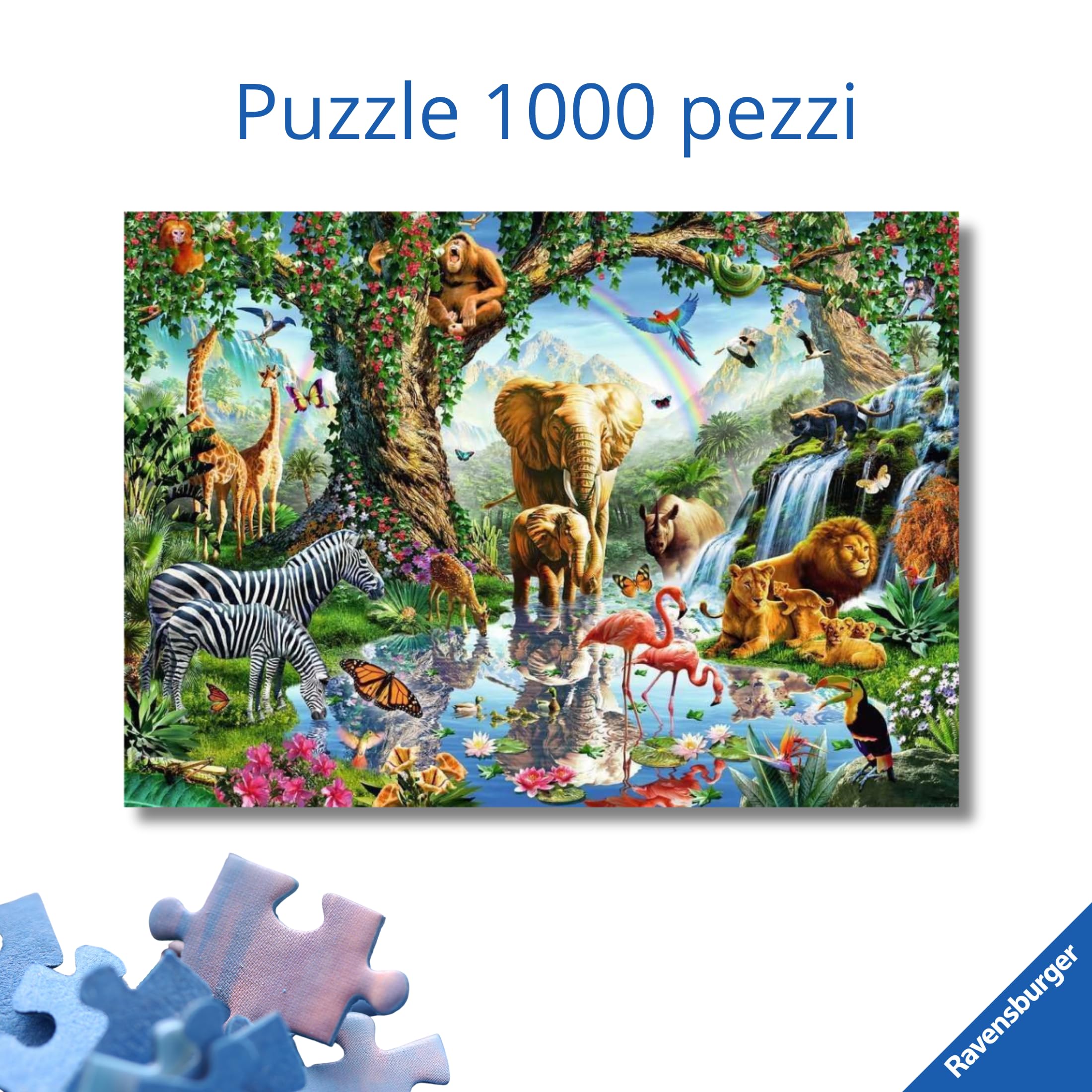 Ravensburger Puzzle 1000 Pezzi – Romeo & Giulietta – Qualità Soft Click, Dimensioni 70x50 Cm, Rompicapo Per Adulti E Ragazzi, Idea Regalo - 2