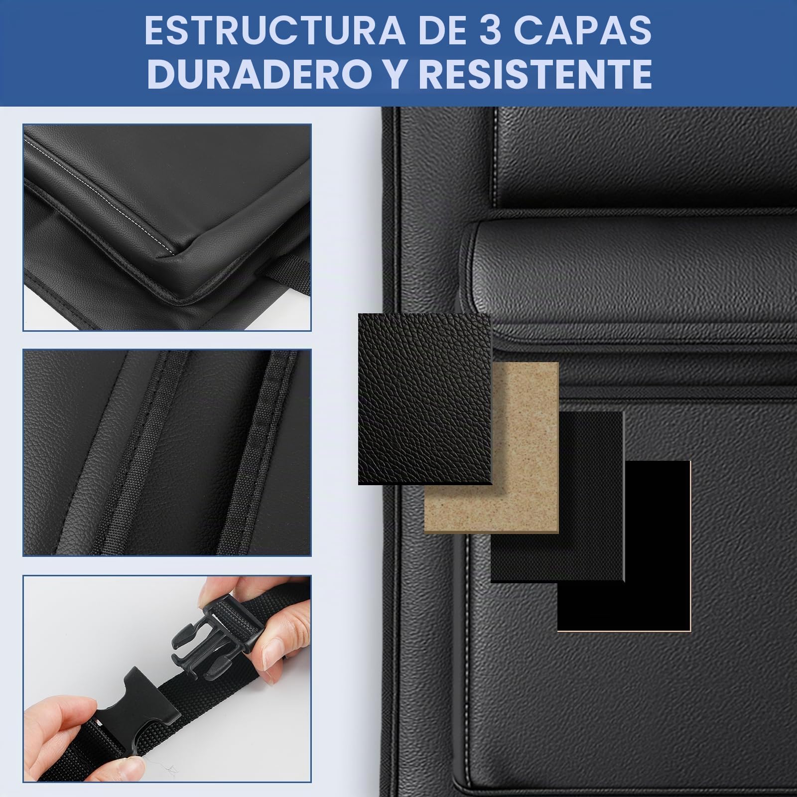 Organizador de Espacio para Asiento Delantero para Ford Transit Custom | Opaltool Organizador para Dos Asientos con Bolsillo Aislante Para Mantener Frío et Calor