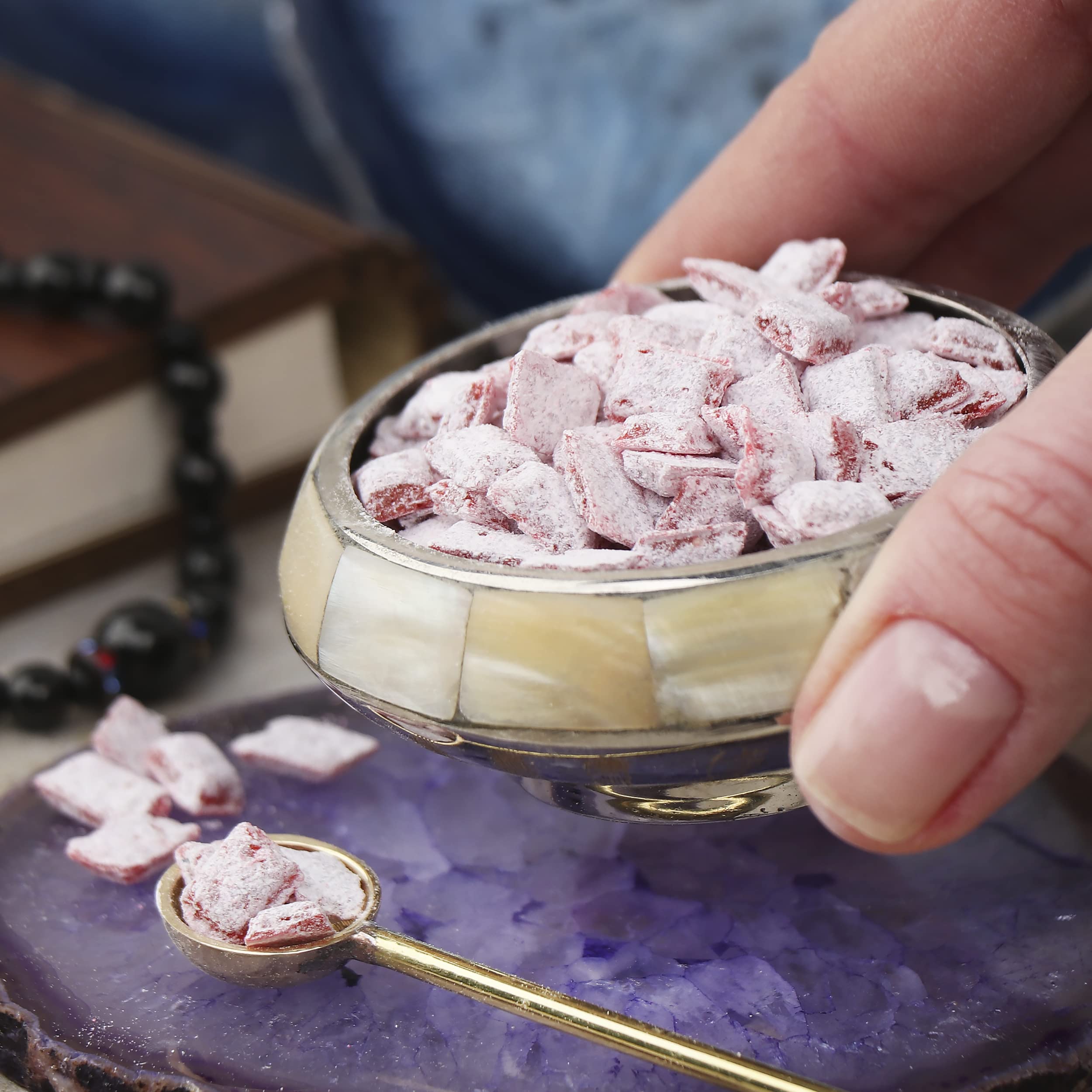 NKlaus Incienso Natural de Rosa 500g de Pétalos de Rosa para Sahumerios Incienso Artesanal para Meditación, Limpiezas Energéticas y Aromaterapia 11498