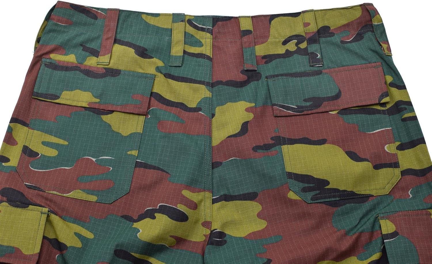 Original Belgian Army Field Combat Pants Jigsaw camo Rip Stop Trousers Military Surplus - Image 4