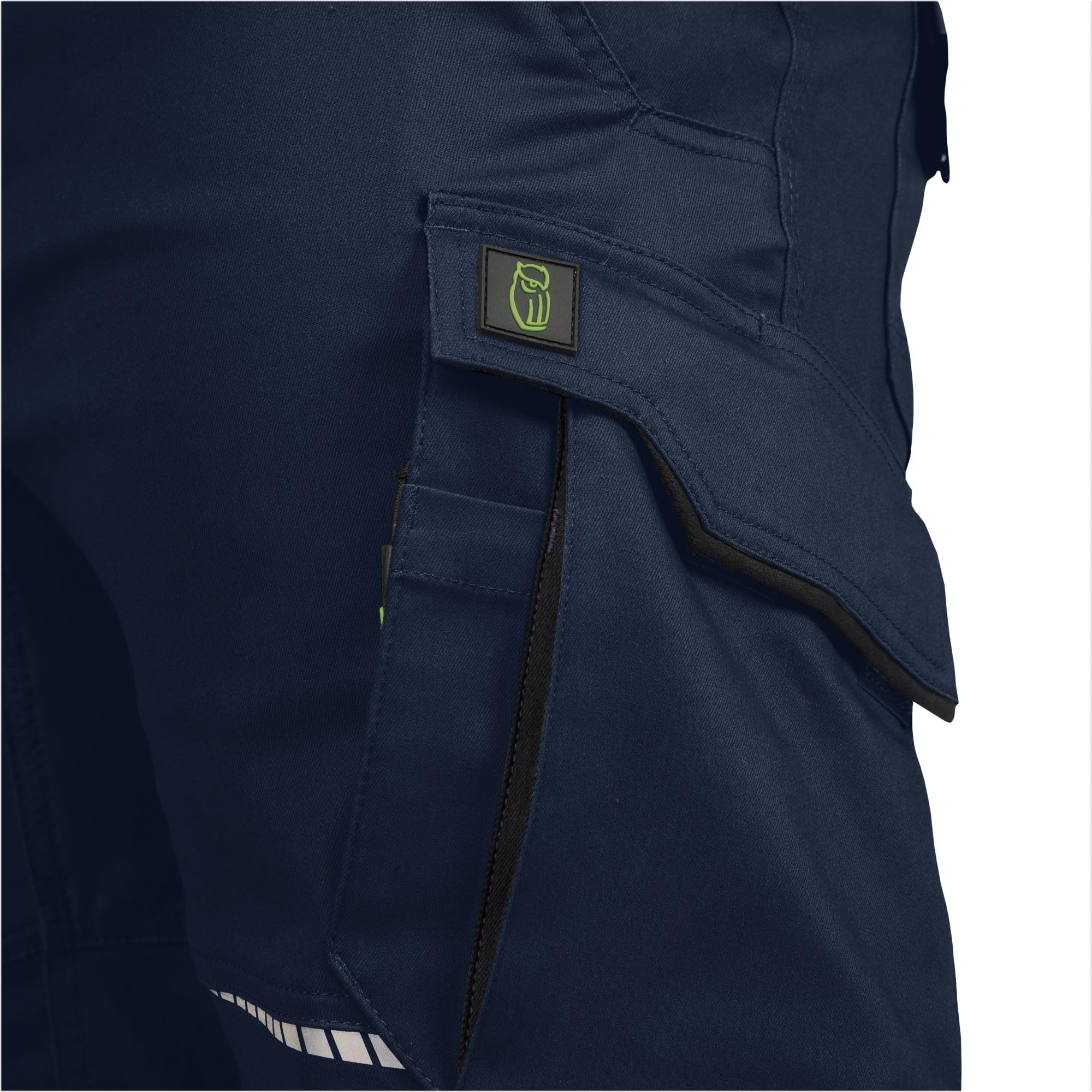 Leibwächter Arbeitsshorts Herren Flex Line – Robuste Cargo Hose mit Taschen – Handwerker Shorts – Berufsbekleidung – Multifunktionshose mit Reflektoren