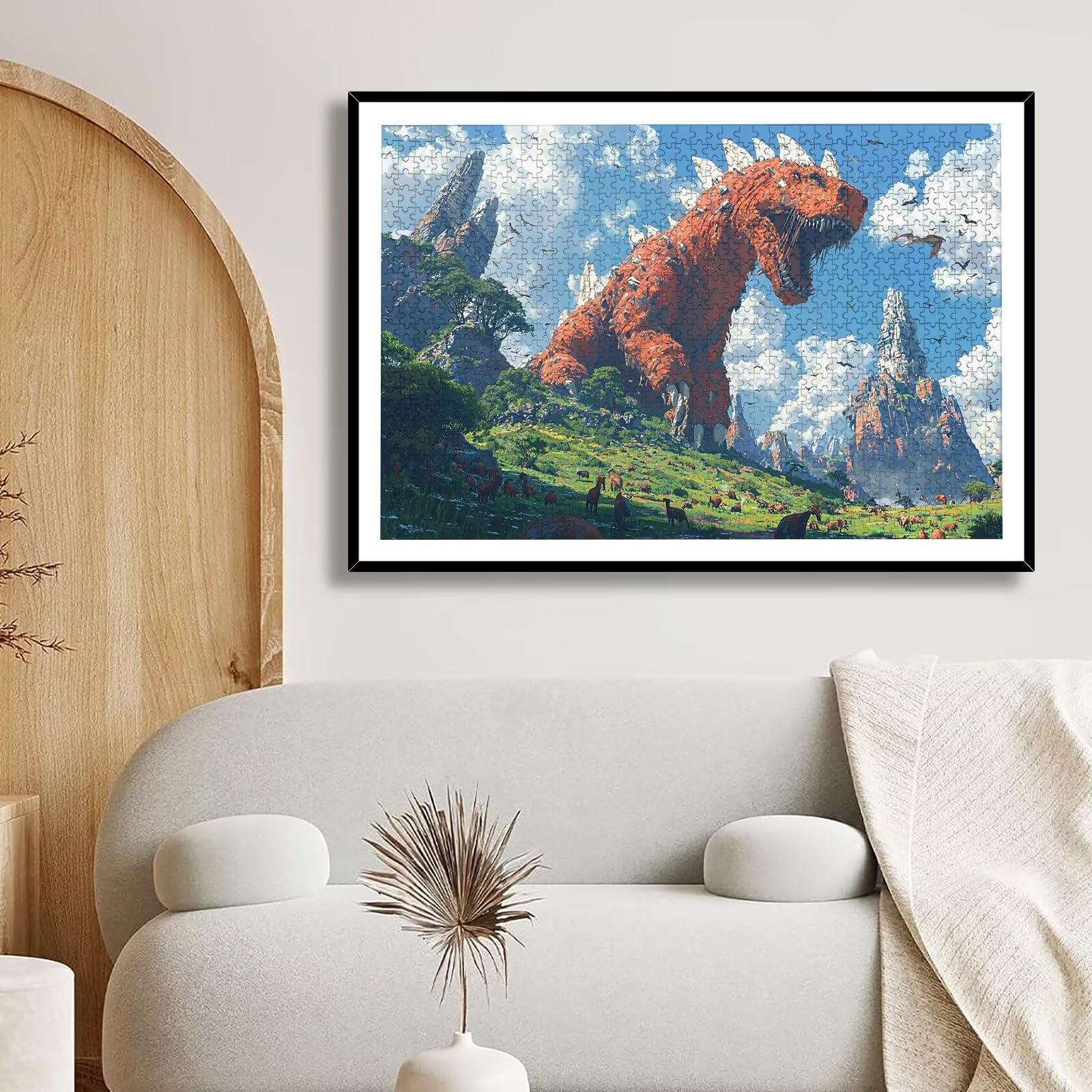 Puzzle 3000 Teile, Dinosaurier Puzzle 3000 Teile Erwachsene, Klassische Puzzles Anime, Holzpuzzle Erwachsene, Puzzlespiele für Die Ganze Familie, Geschenke für Frauen, Geschenke für Männer, -9153