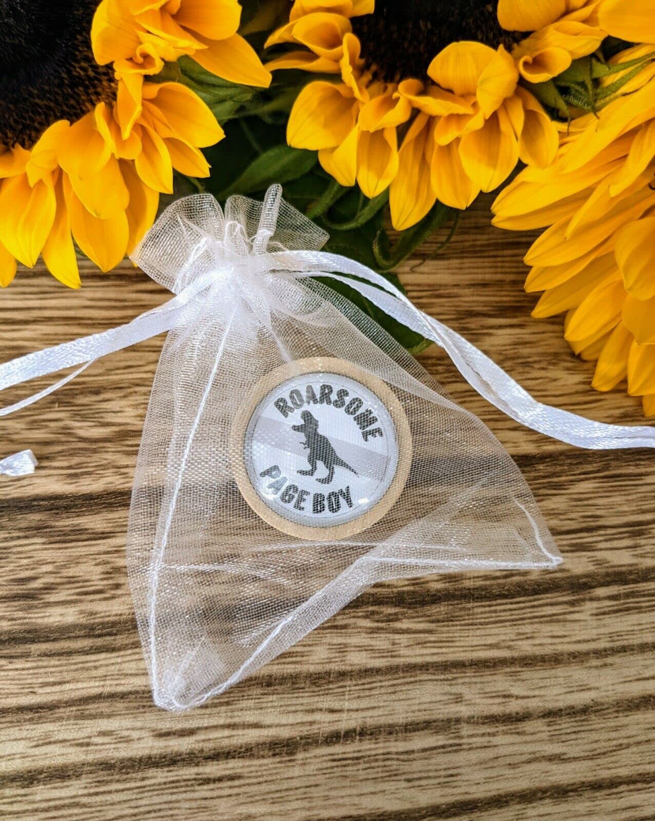 ROARSOME Badge Page Boy, Ring Bearer, Usher Wedding Gift (Ring Bearer) - Image 2