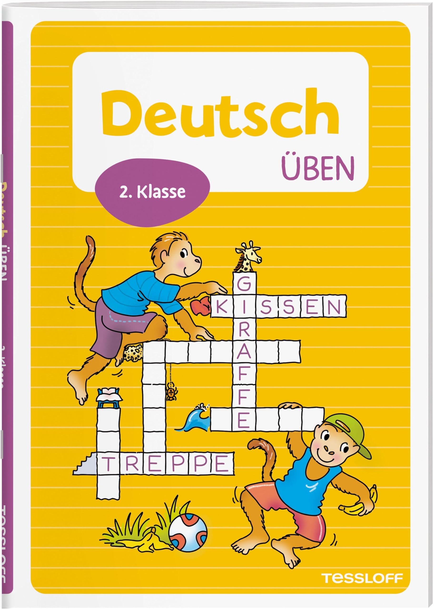Deutsch üben. 2. Klasse | Spielerisch Deutsch üben | Rechtschreibung, Wortarten, Alphabet uvm. | Für Kinder ab 7 Jahren: Richtig schreiben, besser lesen, Wortarten erkennen