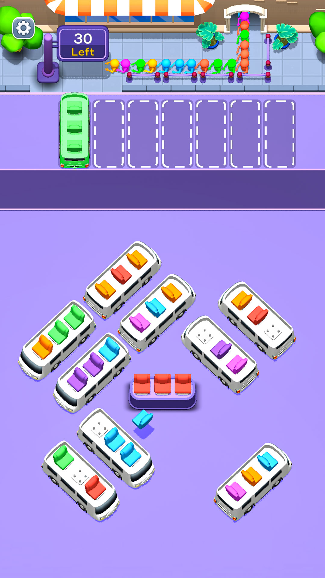 Fun Seat Jam Puzzle Game: Bus Sorting Color Escape Master - Brain Logic ...