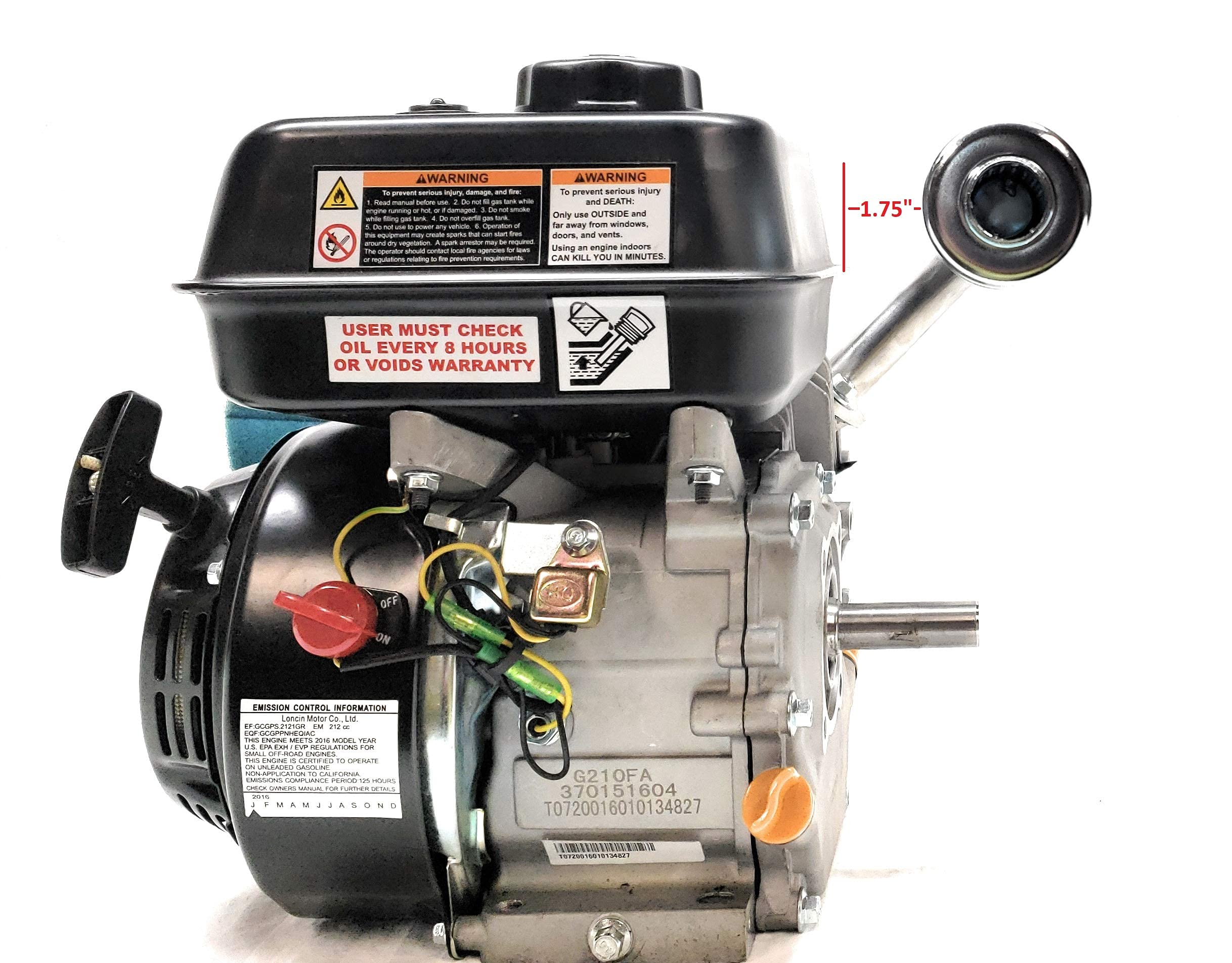 Amazon.com: Opposite direction Exhaust for: Predator 212cc,GX160