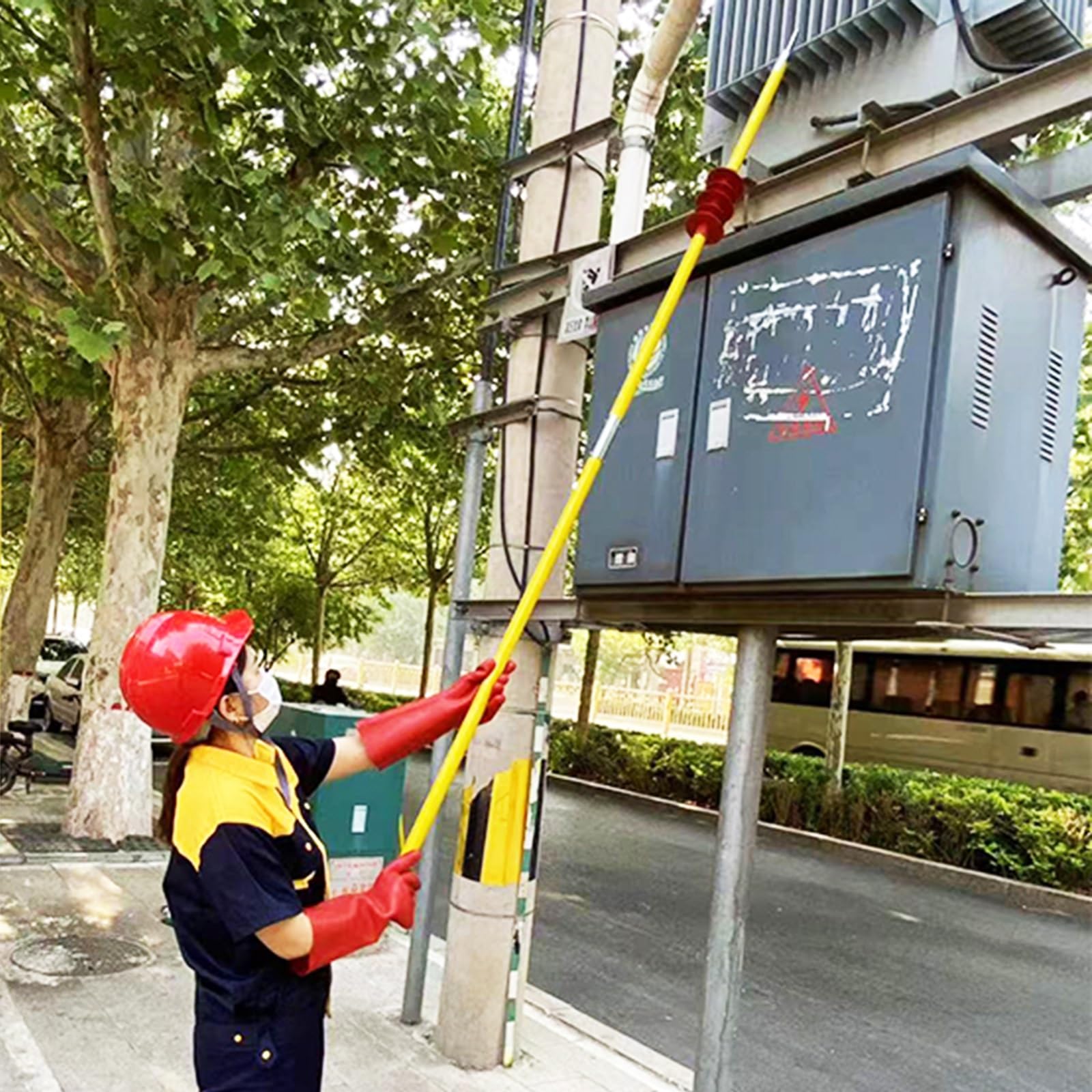Postes de interruptor eléctricos aislados para equipos y cables de alta tensión de 10 kV