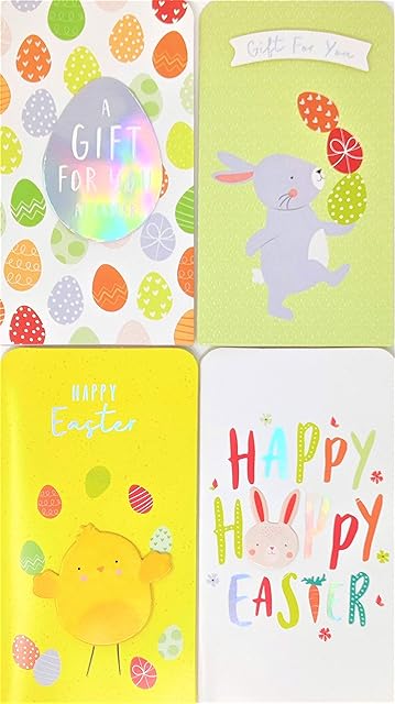 YLAB - 4x Easter Money Wallets & Envelopes
