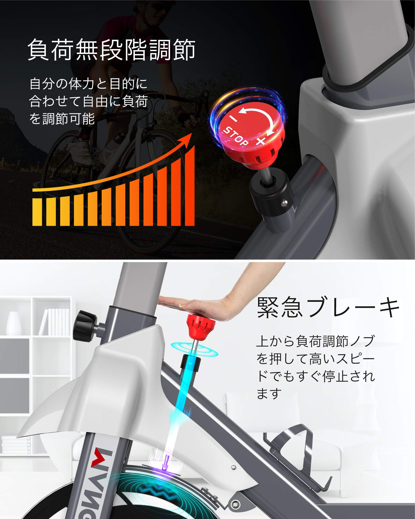 J2660 美品 MANGO エアロバイク フィットネスバイク スピンバイク 家庭用エクササイズバイク調節可能 室内バイク有酸素運動ルームバイク自転車 ダイエットマシン 健康運動器具 135kg耐荷重 クリーニング済み Amazon.co.jp: MANGOエアロバイク フィットネスバイク【一年保証
