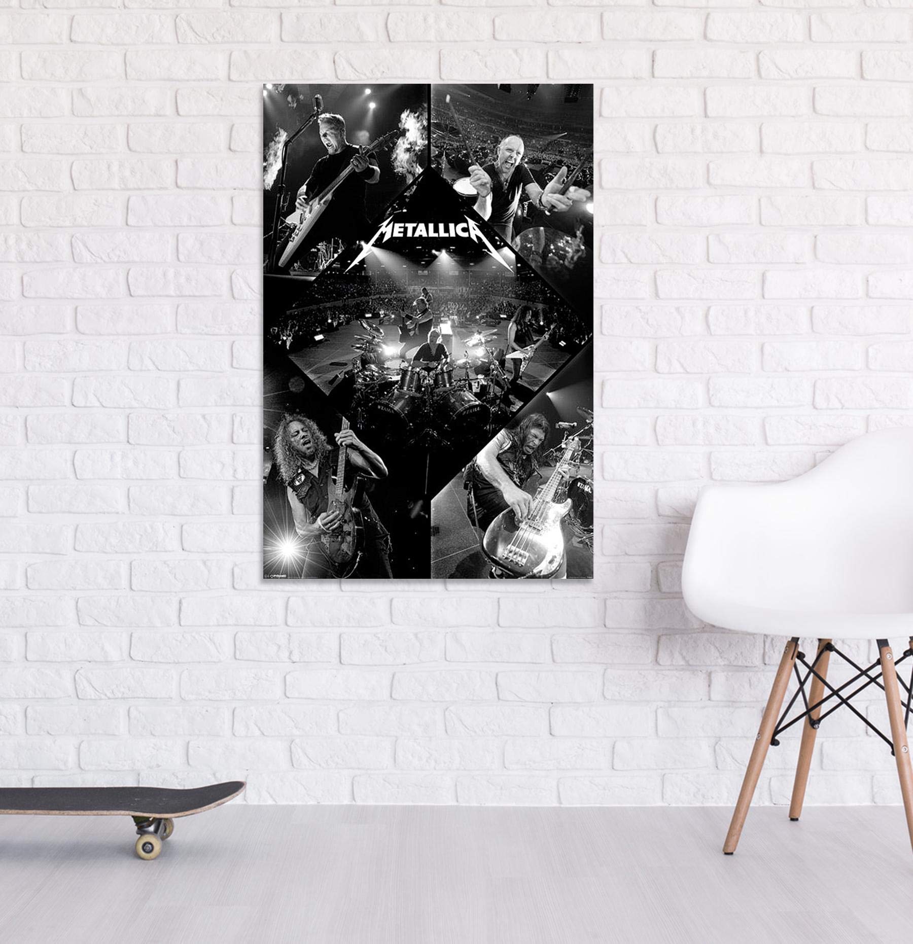 Fogli di acquerello Trio, set di 3 poster a muro - 90x45cm | Leroy Merlin