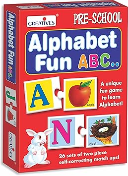 Creative Educational Aids P. Ltd. Alphabet Fun Abc Puzzle (Multi-Color, 52 Pieces) - image, photos