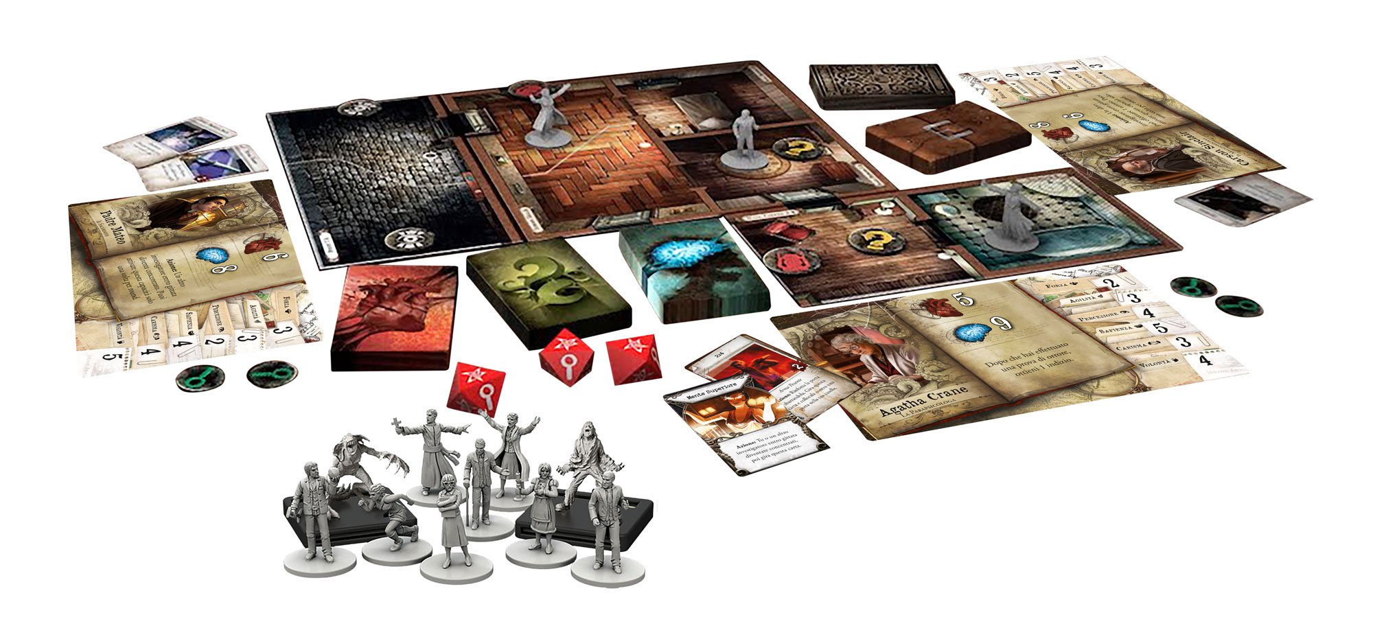 Asmodee-Le Case Della Follia 2A Edizione, Gioco Da Tavolo, 9400 & Case Della Follia Seconda Edizione-Oltre La Soglia, 9403