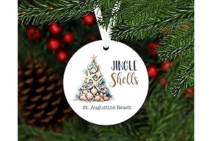 Jingle Shells Christmas Ornament: Deck Your Halls with Coastal Cheer