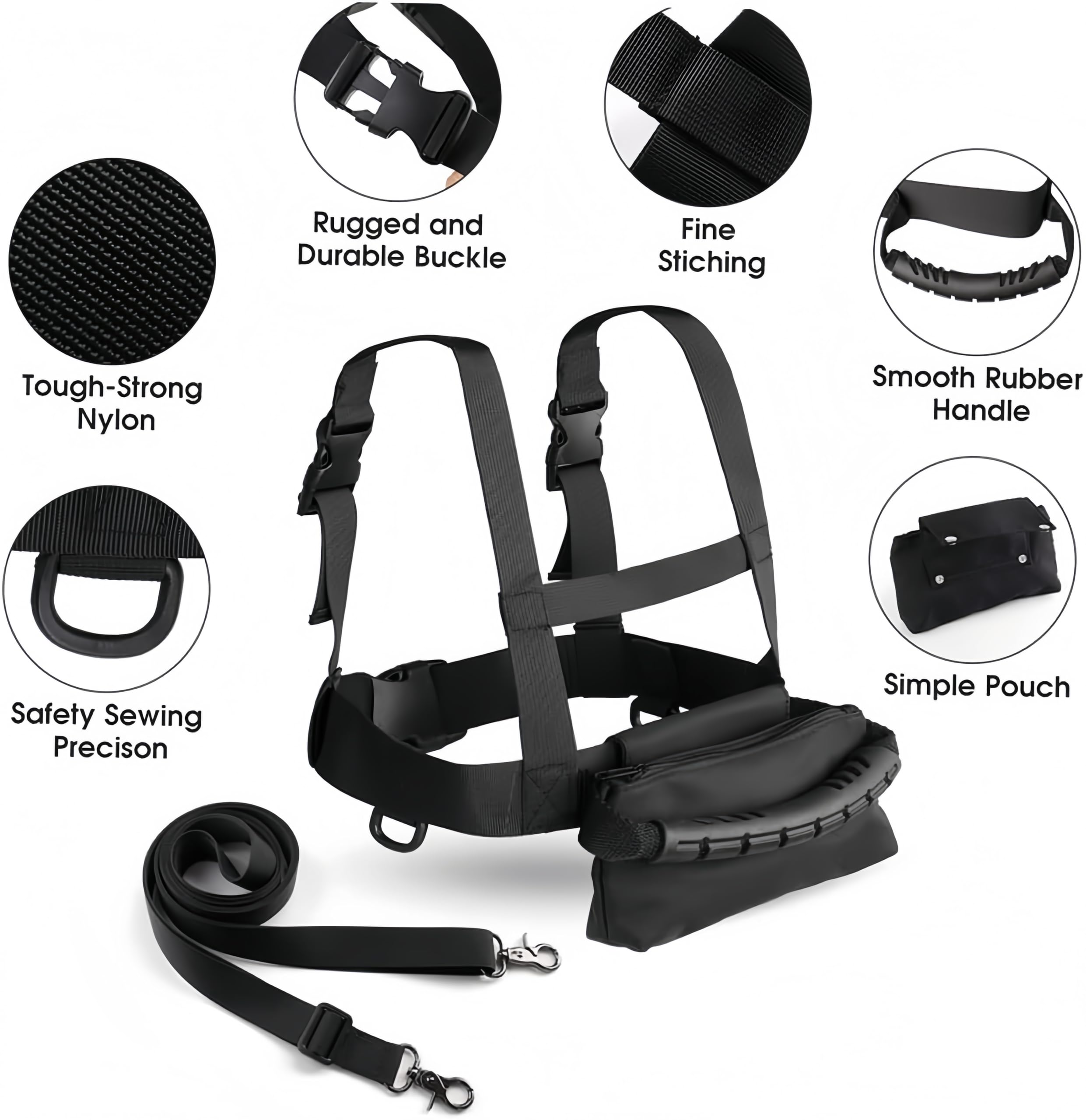 Imbracatura da Sci per Bambini con Guinzaglio, Ski Strap Imbracatura Sicurezza Bambini per sterzare e Imparare Il Controllo della velocità, per Sci, Pattinaggio e Altro