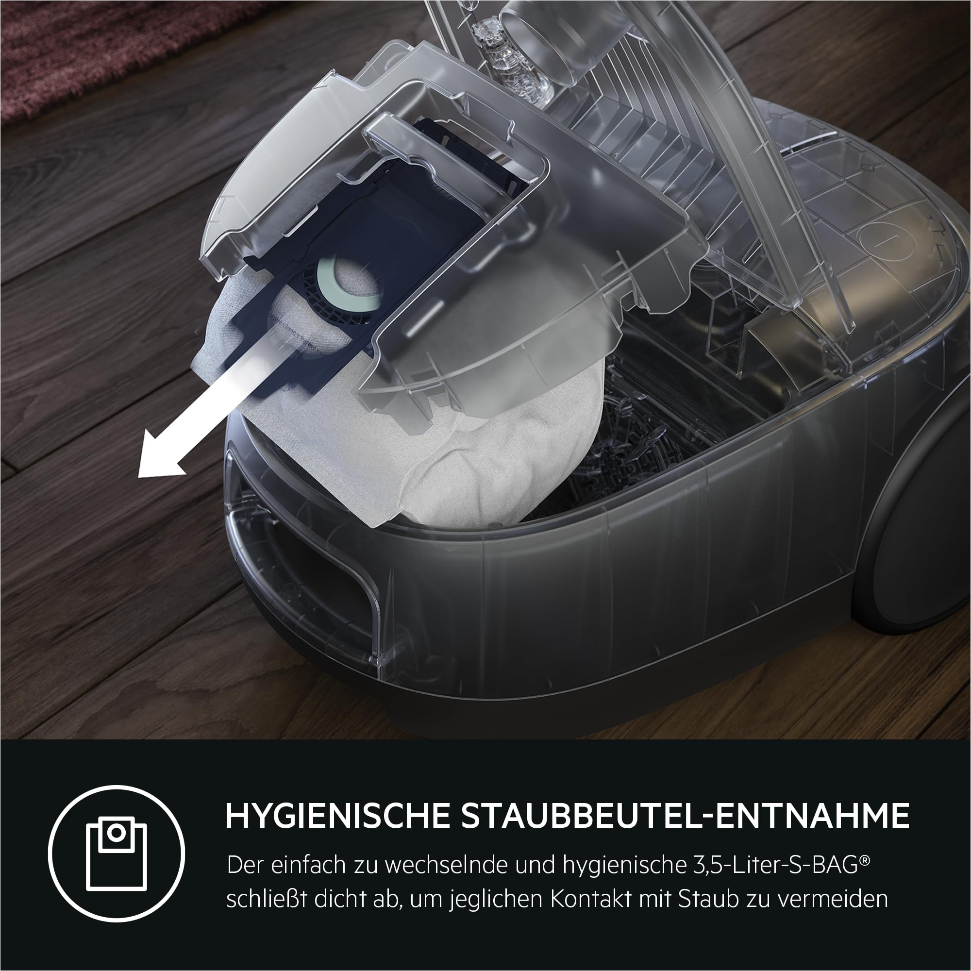AEG CLEAN 6000 Staubsauger mit Beutel Rot