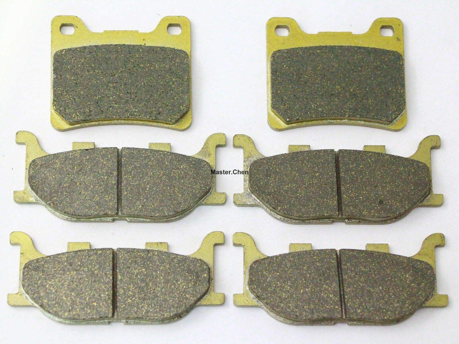Front Rear Brake Pads Brakes for Yamaha XVS 1100 DragStar 1999-2004 - XVS 1100 A Classic 2000-2007 - V-Star Midnight 2007-2008 - XV 1100 Virago 1999 FA199F FA088R MC0124