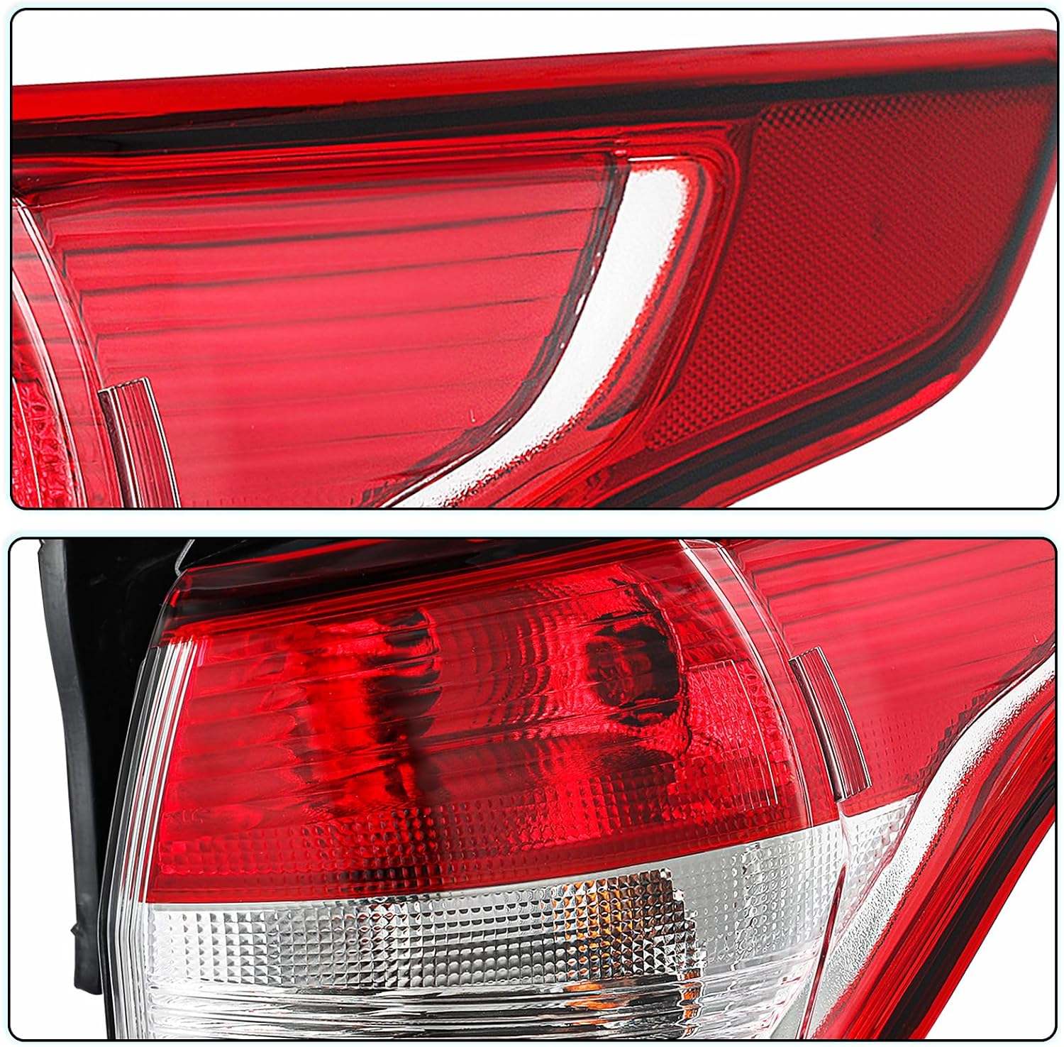 TUSDAR Taillight Assembly Fit for 2013 to 2016 Ford Escape Rear Tail Light Right Passenger Side