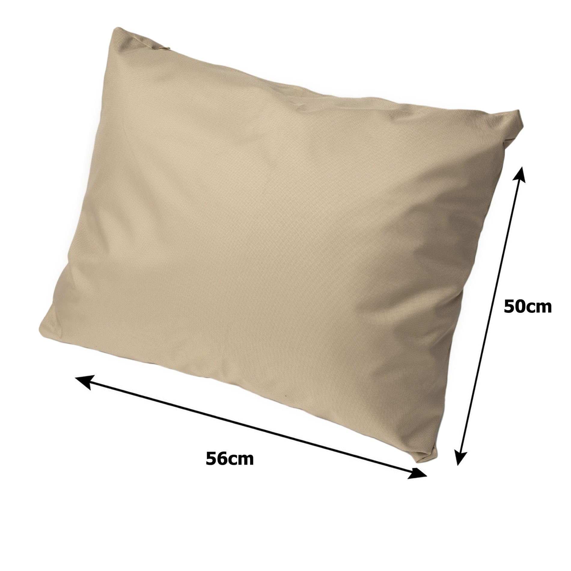 Coussin pour banc de jardin avec dossier – Set – Coussin double face pour balançoire et banc – Disponible en différentes couleurs et tailles (Beige, 140 x 60 x 50 cm)
