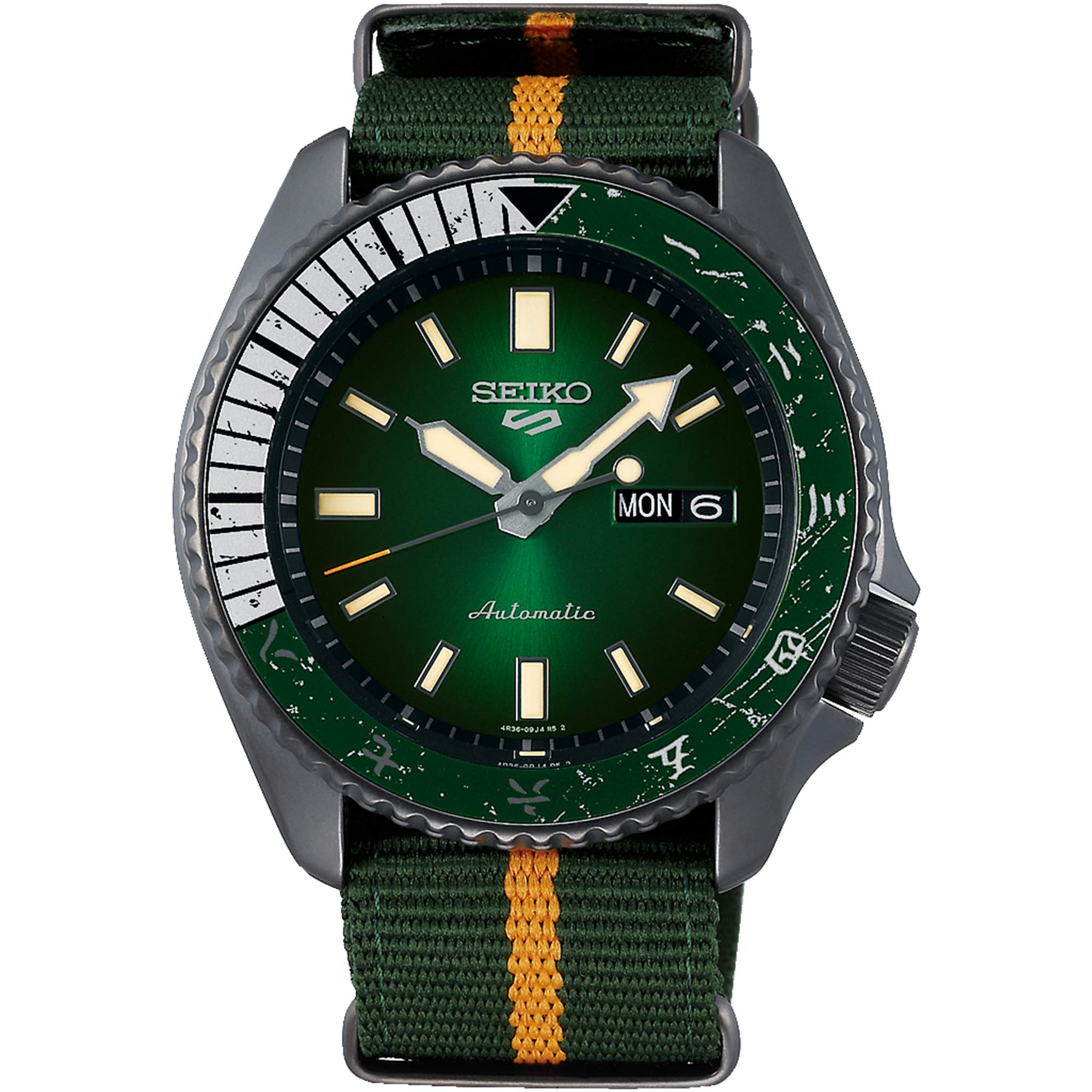 Seiko 5 Sports Automatic Men's Wristwatch Rock Lee SRPF73K1