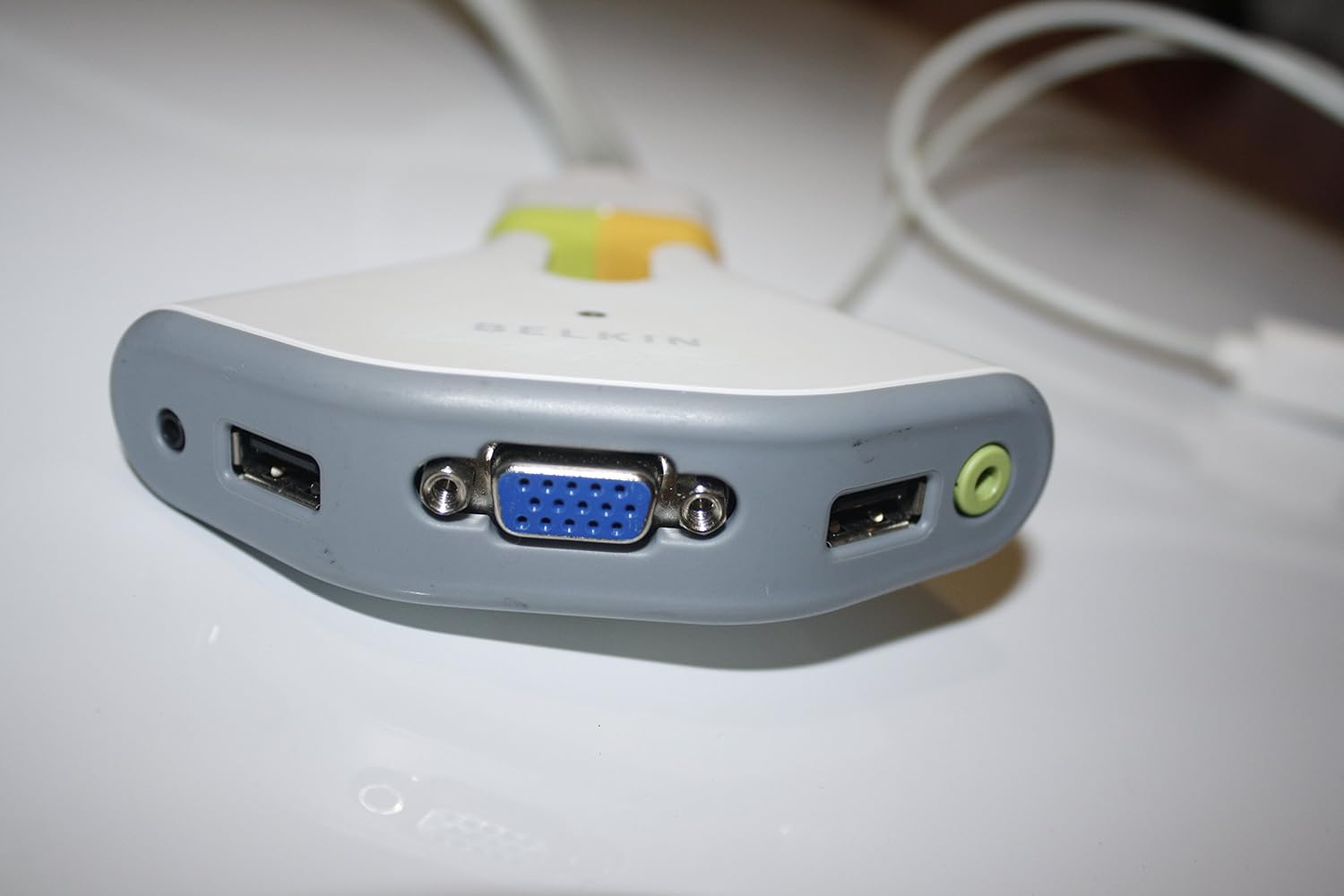 Belkin Flip 2-Port KVM Switch with Audio Support (USB Connection)