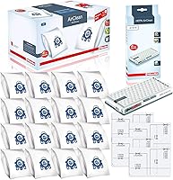 Vista 9 de Bolsa Miele 10123210 AirClean con eficiencia 3D, tipo GN, 4 bolsas y 2 filtros, blanca