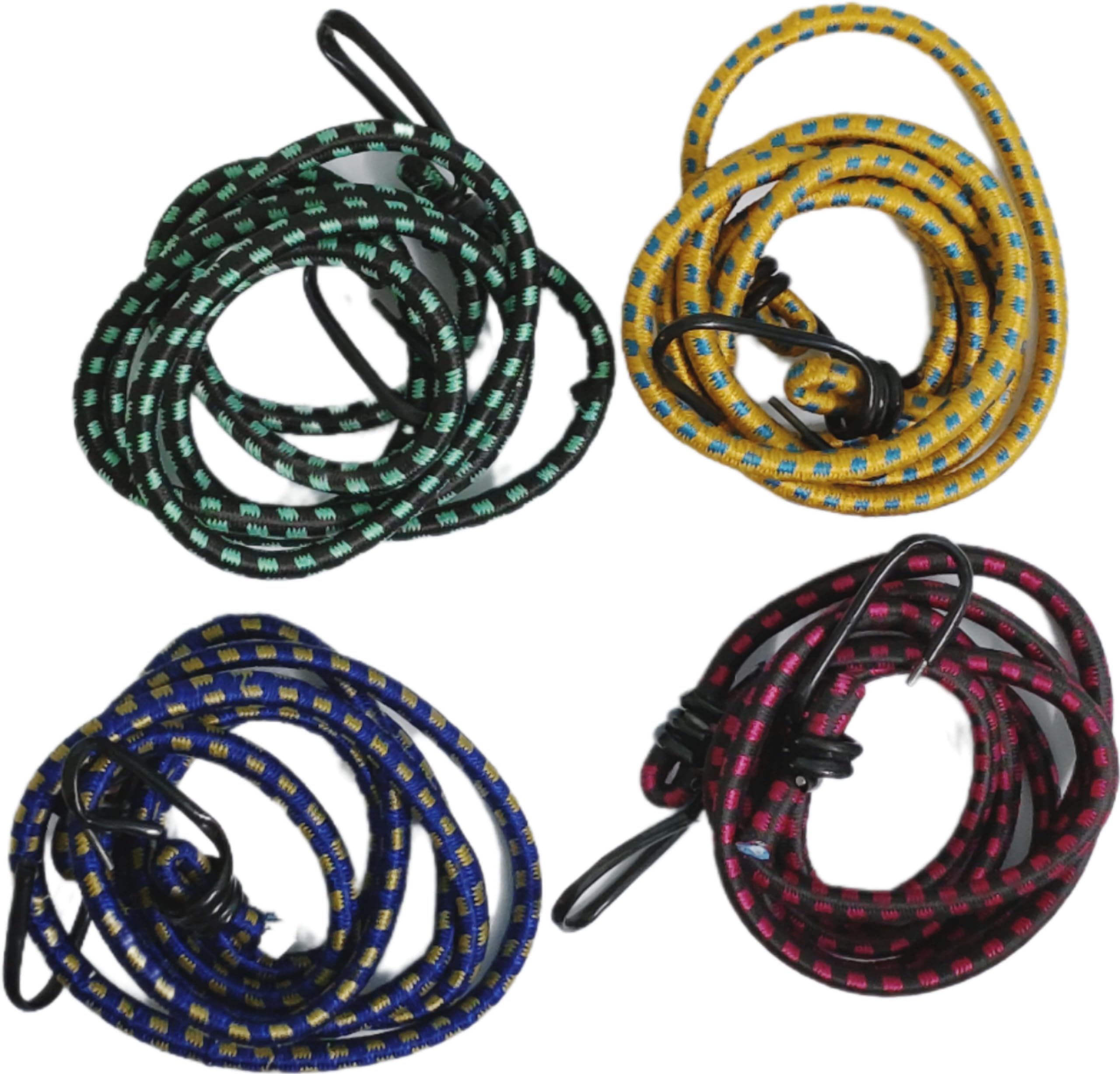 Hope Kart Elastic Cloth Hanging Drying Rope with Hook for Clothes Clothesline Bike Goods Packing Stretchable, 5 mm Thick, Multicolor (2) (B0CQD45FTP) Amazon Price History, Amazon Price Tracker