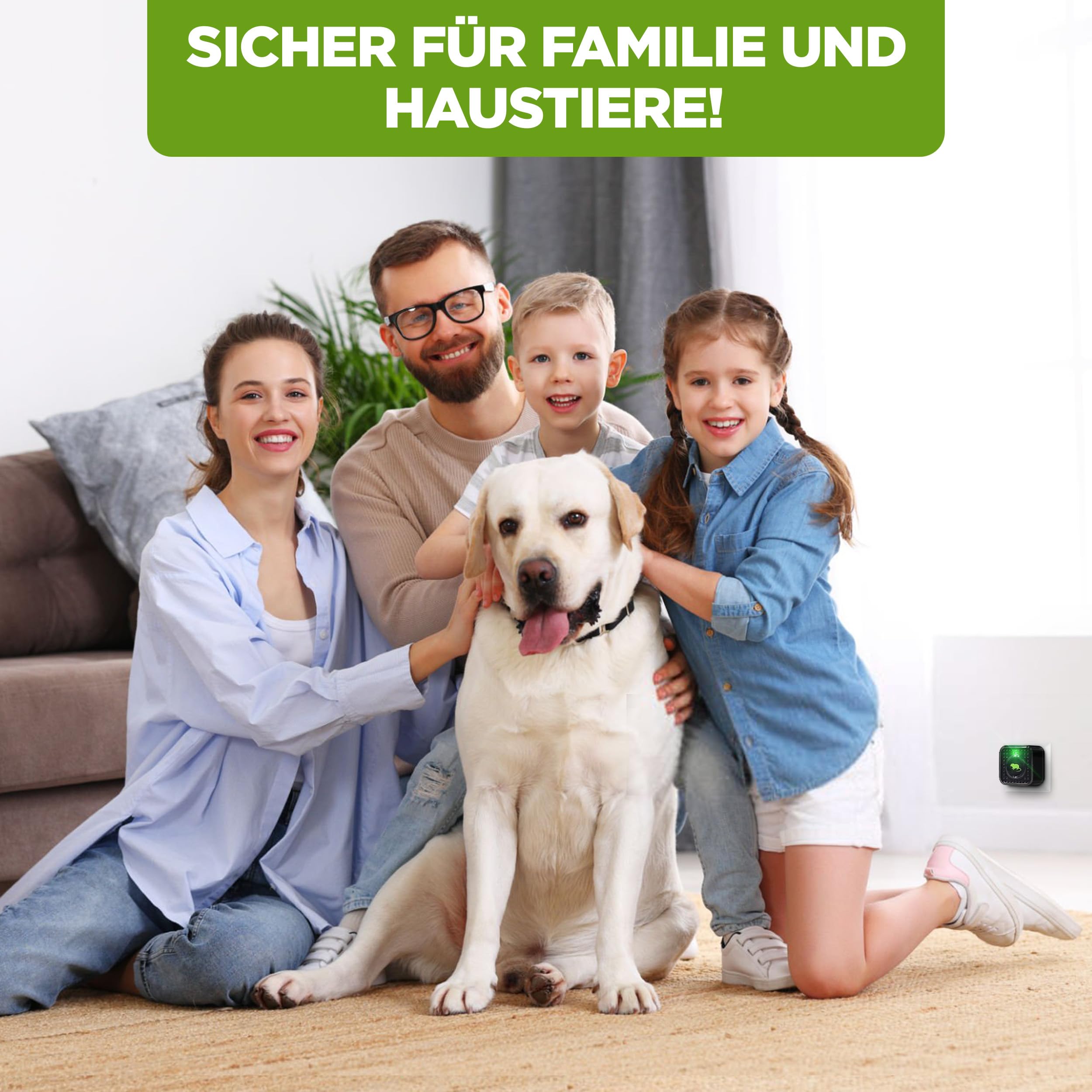 ISOTRONIC Ultraschall Mäuseabwehr zum Mäuse & Ratten vertreiben – Schädlingsvertreiber für Innenräume inkl. Nachtlicht – Mäuseschreck ohne Gift & Mausefalle – 30m² Wirkungsbereich (5 Stück)