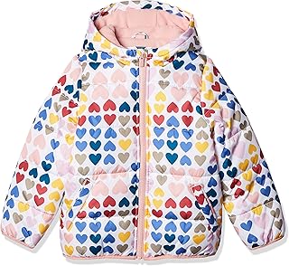 Fleece Lined Puffer Jacket Coat Chaqueta para Niñas