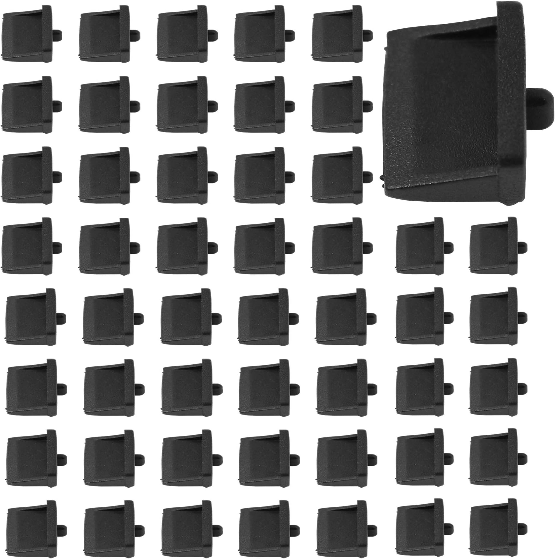GINTOOYUN 50pcs USB Anti Dust Cap,Port Plug Cover for USB Type A Female End,Silicone