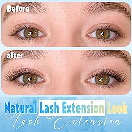 Natural Lash Clusters DIY Lash Extension Wispy Eyelash Clusters C-curly Cluster Eyelash Extension 10-14MM Individual Lashes Eyelash Extension Faux Mink Lash Clusters by Newcally