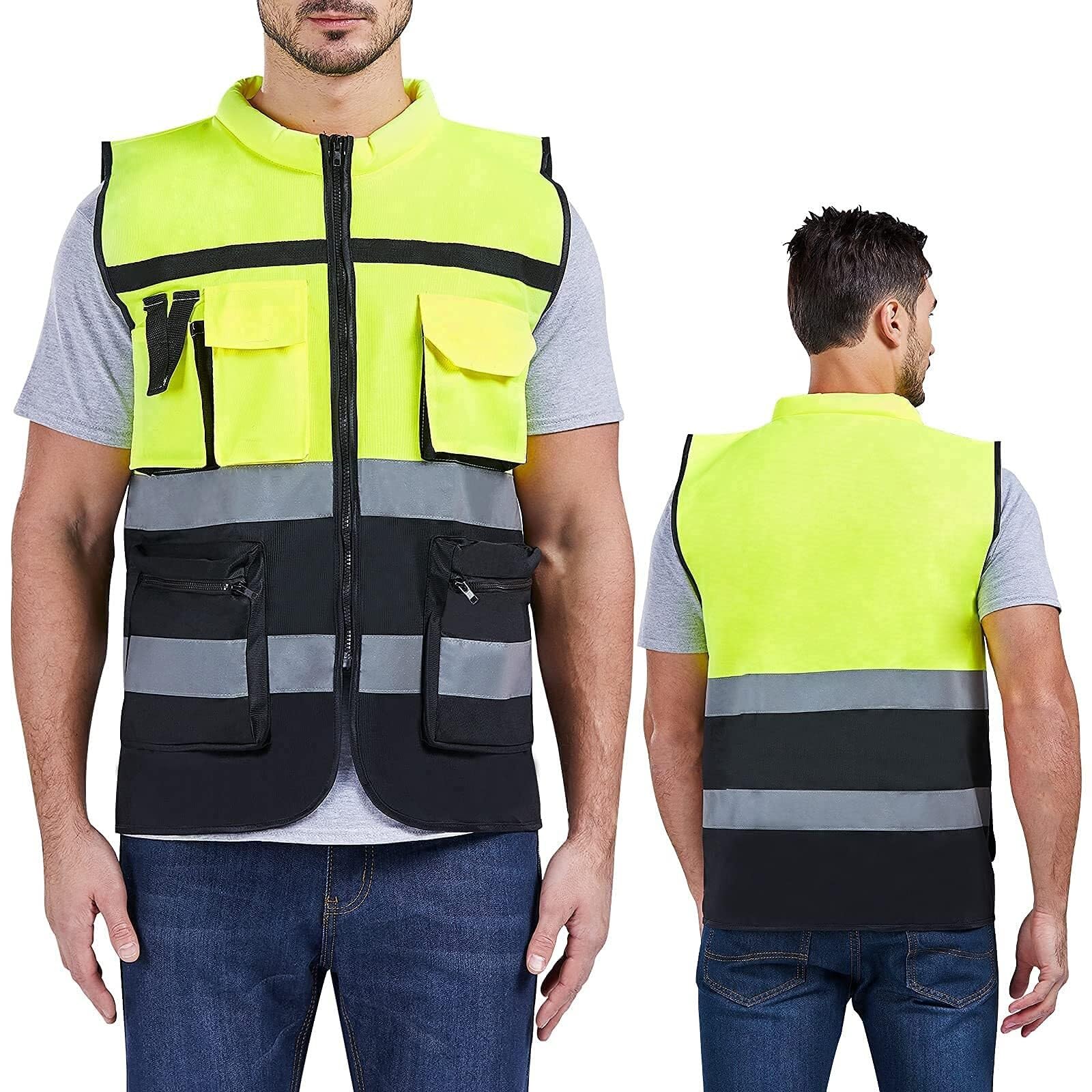 Chaleco Reflectante Chaleco Reflectante Unisex For Tráfico, Ropa Reflectante, Sitio De Construcción, Chaleco Reflectante Chaleco de Trabajo