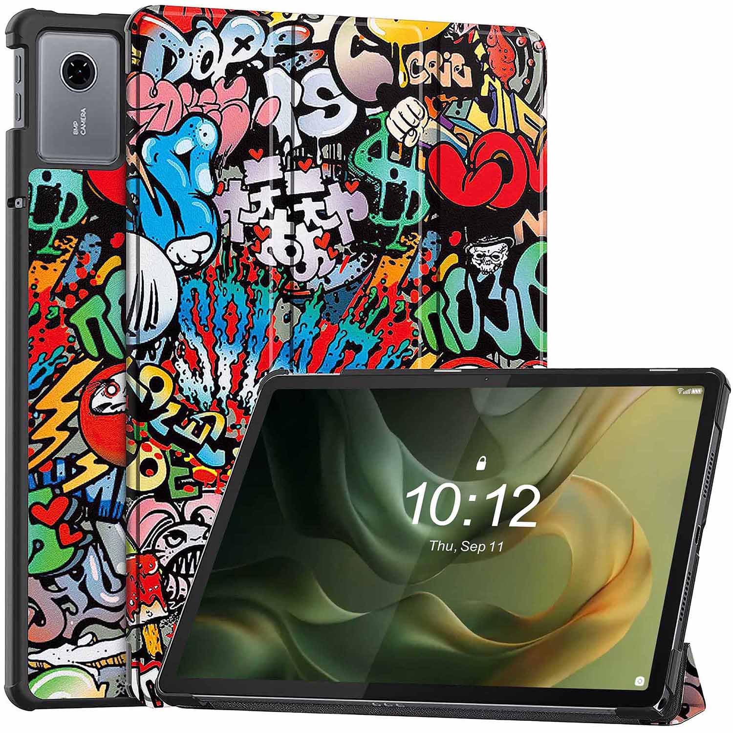 ProElite Cover for Motorola Pad 60 Neo 11 inch 2025 Case Cover, Sleek Smart Flip Case Cover for Motorola Pad 60 Neo 11 inch 2025 Tablet (Support Auto Sleep Wake), Hippy-image-37