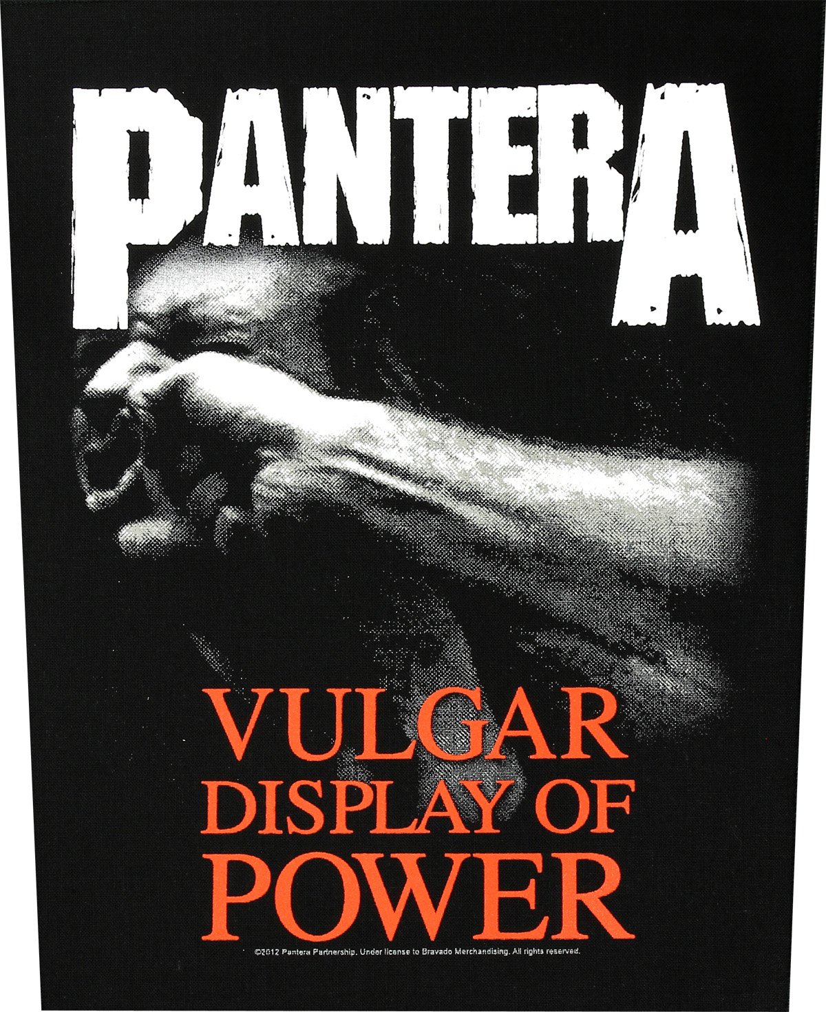 Toppa Pantera, VULGAR DISPLAY OF POWER Back Patch Toppa