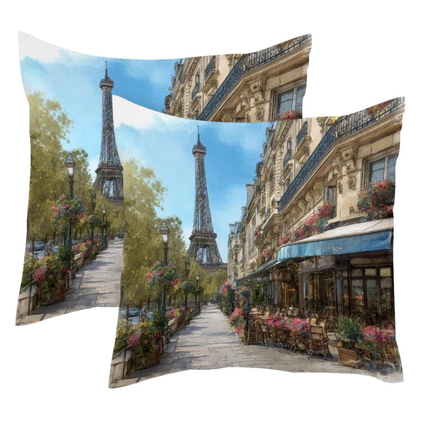 Housse de coussin en velours résistant 50x50 cm pour rénover un canapé fatigué
