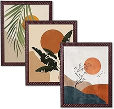 Rousrie Framed Art Painting For Home, Living Room, Hall | Traditional Paintings With Frame For Home Decor (Floral D4)