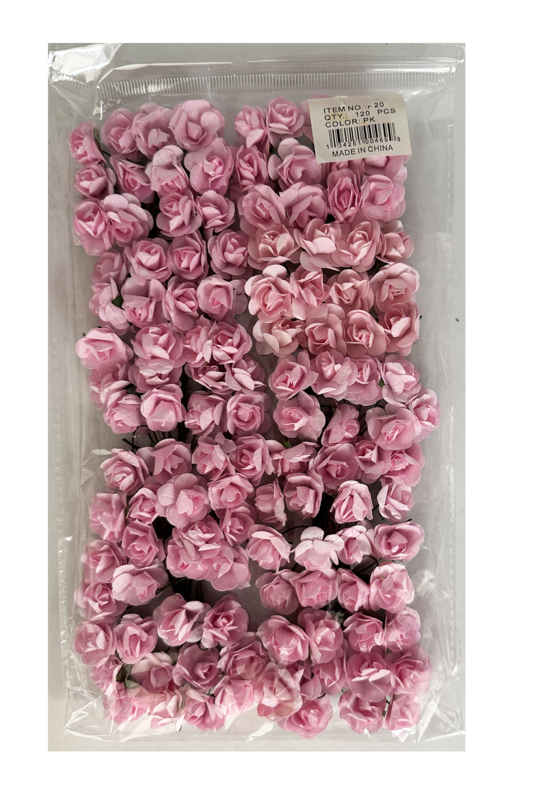 Amazon.com: Mini Fake Rose Flower Heads 120pcs Mini Artificial Roses ...