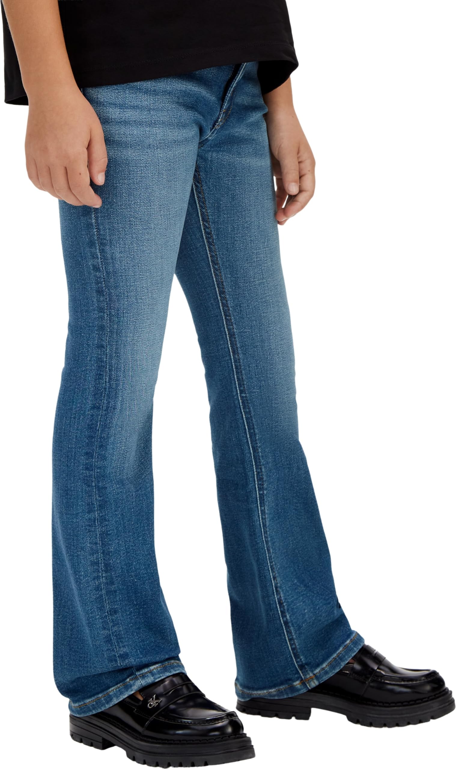 Calvin Klein Jeans Girls Blue Kids' Flare Bootcut in Size 14 - 16 Years, Sports Direct