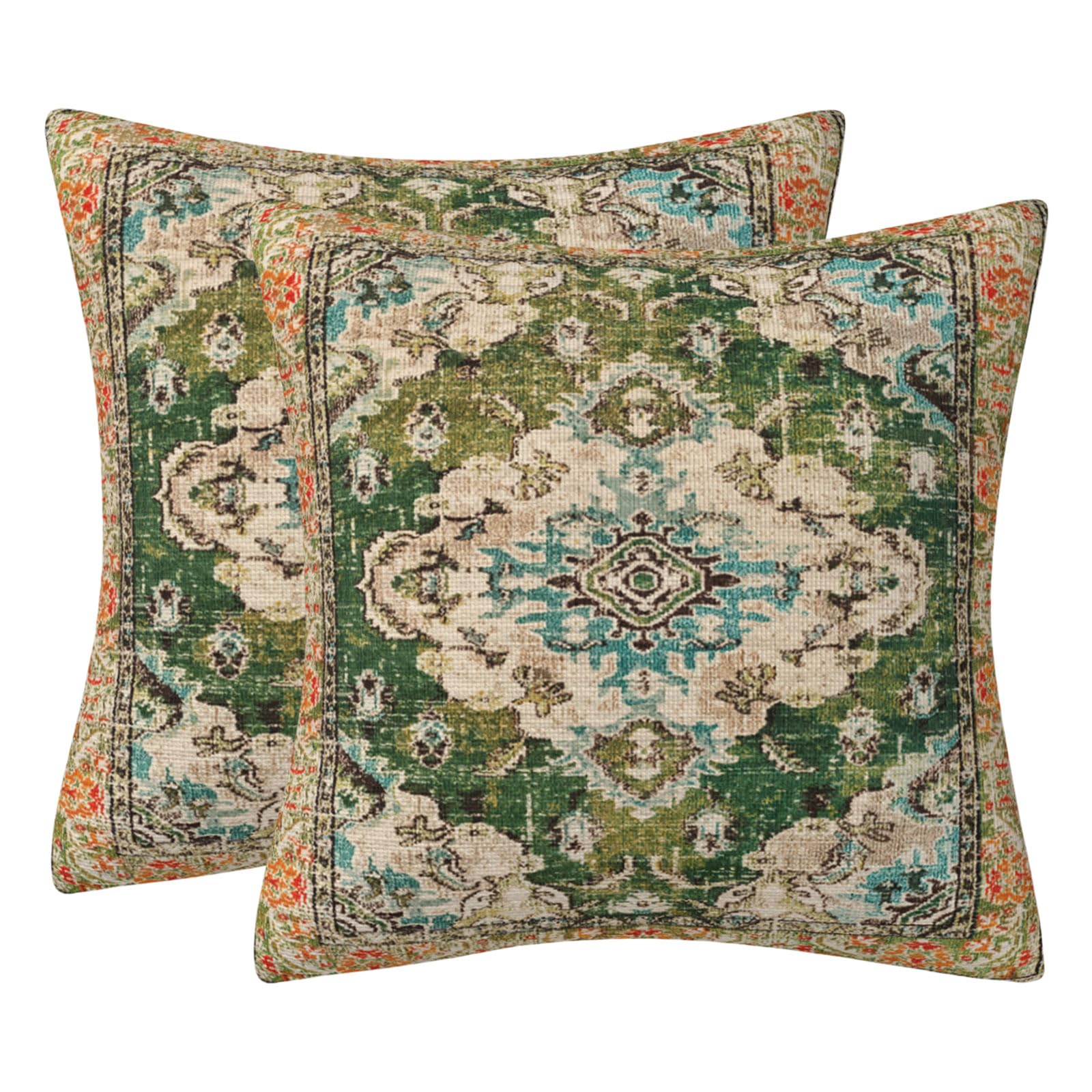 Federa Cuscino Bohémien Marocchina 45x45 Cm – Lana Intrecciata A Mano Con Motivi 3D – Per Divano E Letto