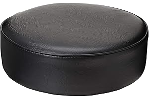 Replacement Seats Bar Stools - Black Saddle Style Seat Cover