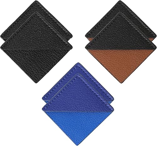 Miniatura 8 de URIZZD Marcadores de esquina de cuero para hombres, mujeres, adolescentes, niños y niñas, marcadores de libros hechos a mano para amantes de los